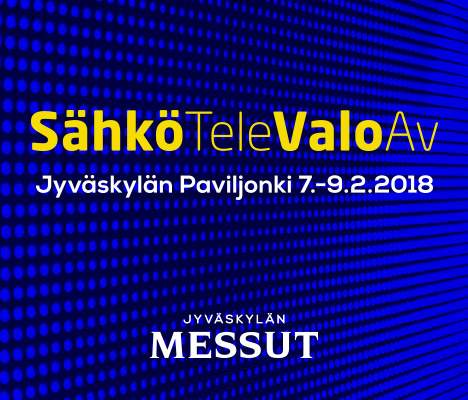 SähköTeleValoAV 2018, Jyväskylä 7.-9.2.2018 -banneri
