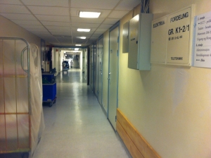 Teknowaren ESCAP turvavalaisimet Norjan sairaalassa Tonsberg